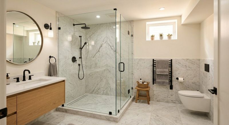 Basement Bathroom Remodeling in Danbury, CT