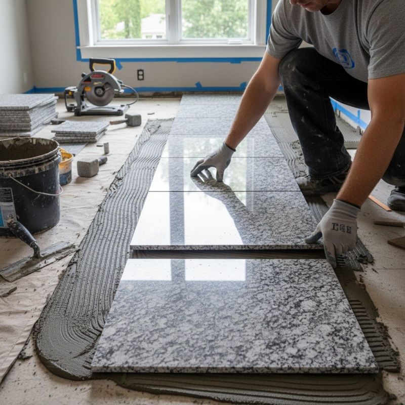 Granite Tile Installation in Olathe, KS