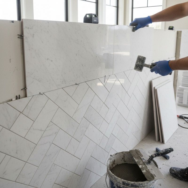 Terrazzo Tile Installation in Wilmington, NC