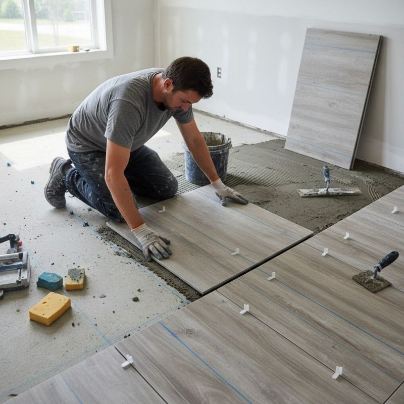 Travertine Floor Installation in Alexandria, VA