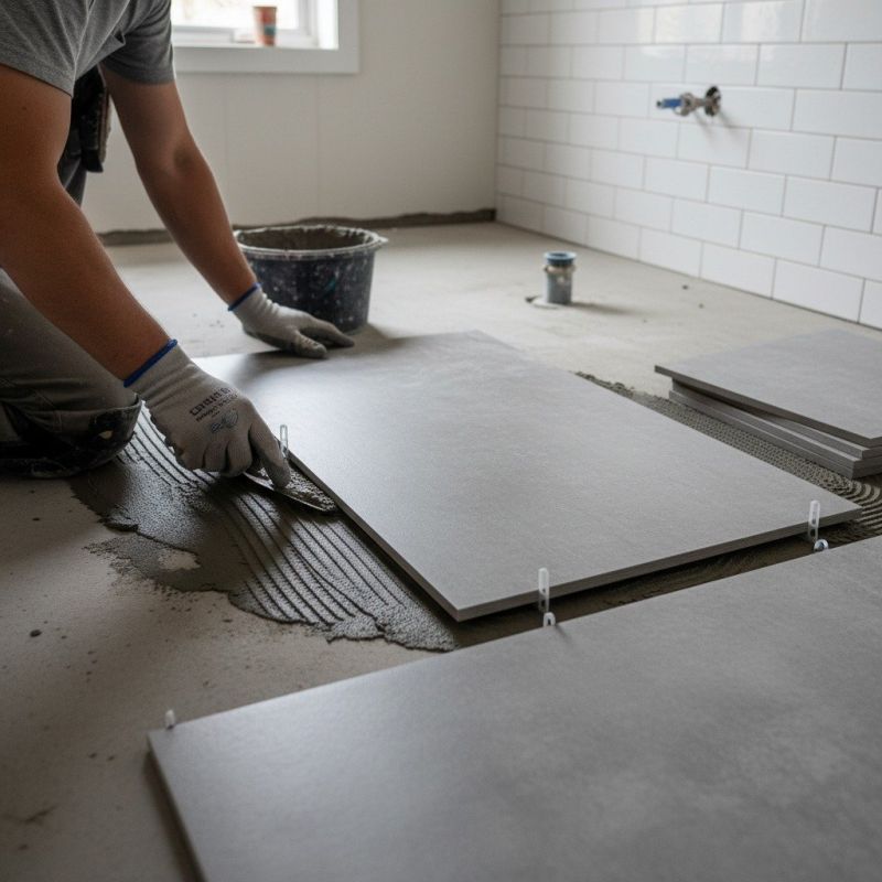 Travertine Floor Installation in Frederick, MD
